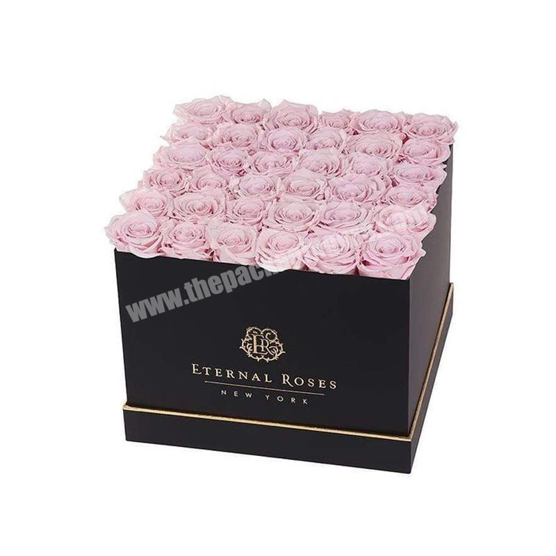 Custom printed paper tube rose boxes flower packaging mom i love you flower box rose packaging luxury roses flower packing box