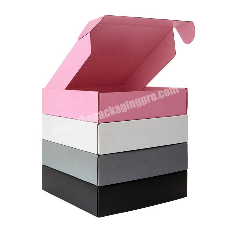 Custom solid color cardboard shoe box flip clothing packaging box