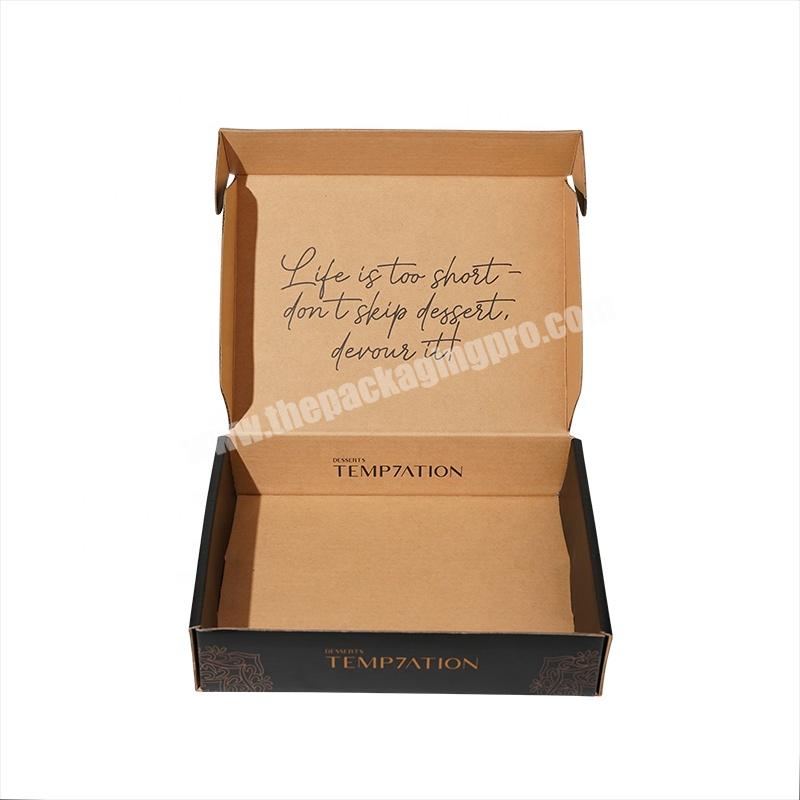 Customized Colored Printed Logo Mailer Shipping Folding Durable