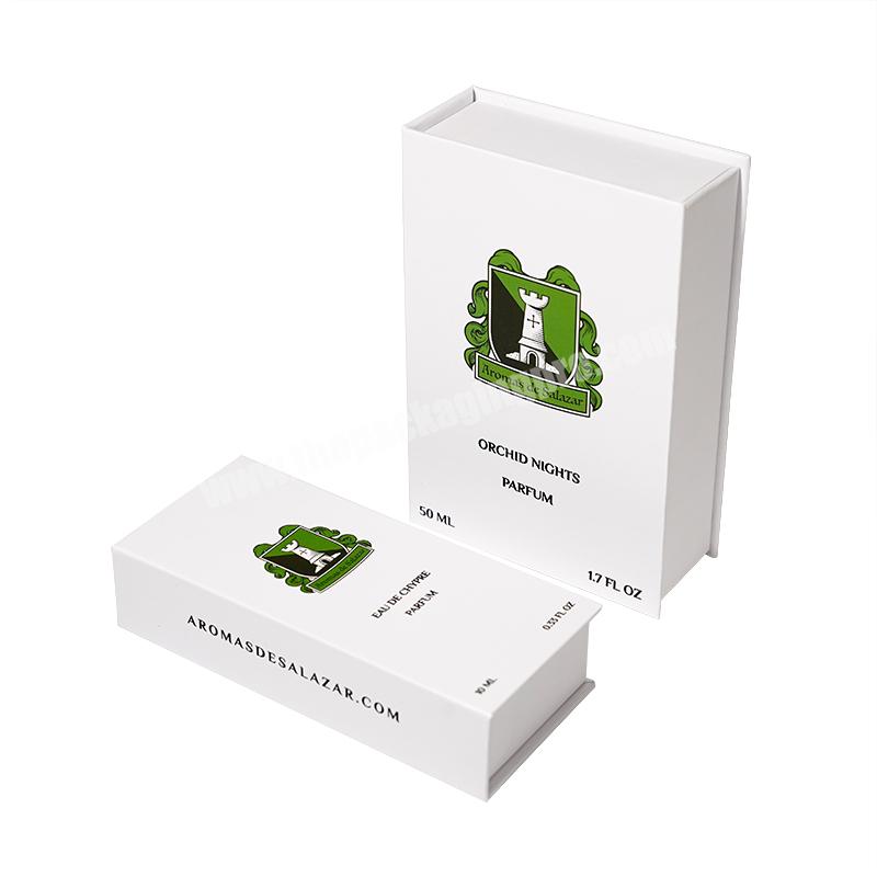 Customized Shape Size Print Logo Recycled Luxury Coated Paper Packing Box White Recycled Magnetic Closure Flip Box With Insert