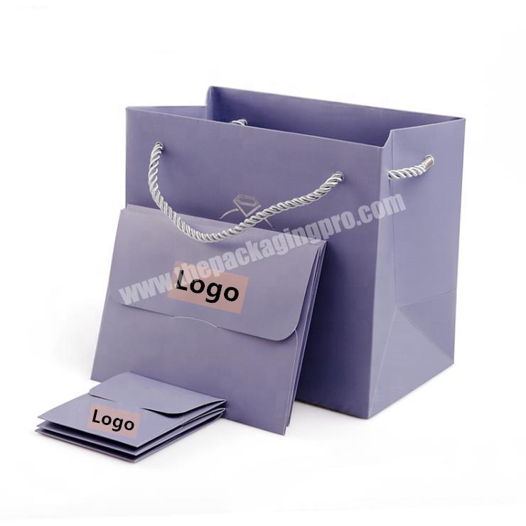Customized Shopping Packaging Bag With Ribbon Handle Luxury Gift Special Bag