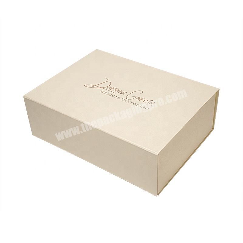 Customized Size Beige box Packaging Gift Box Festival Party Gift Paper Box