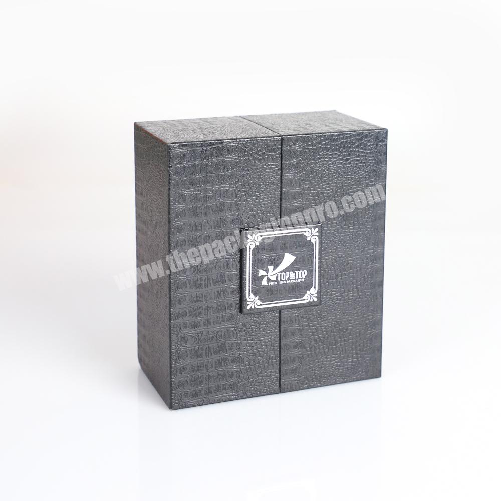 Customized caja de regalo carton packaging leather and logo perfume suscription paper cosmetic boxes gift cardboard box