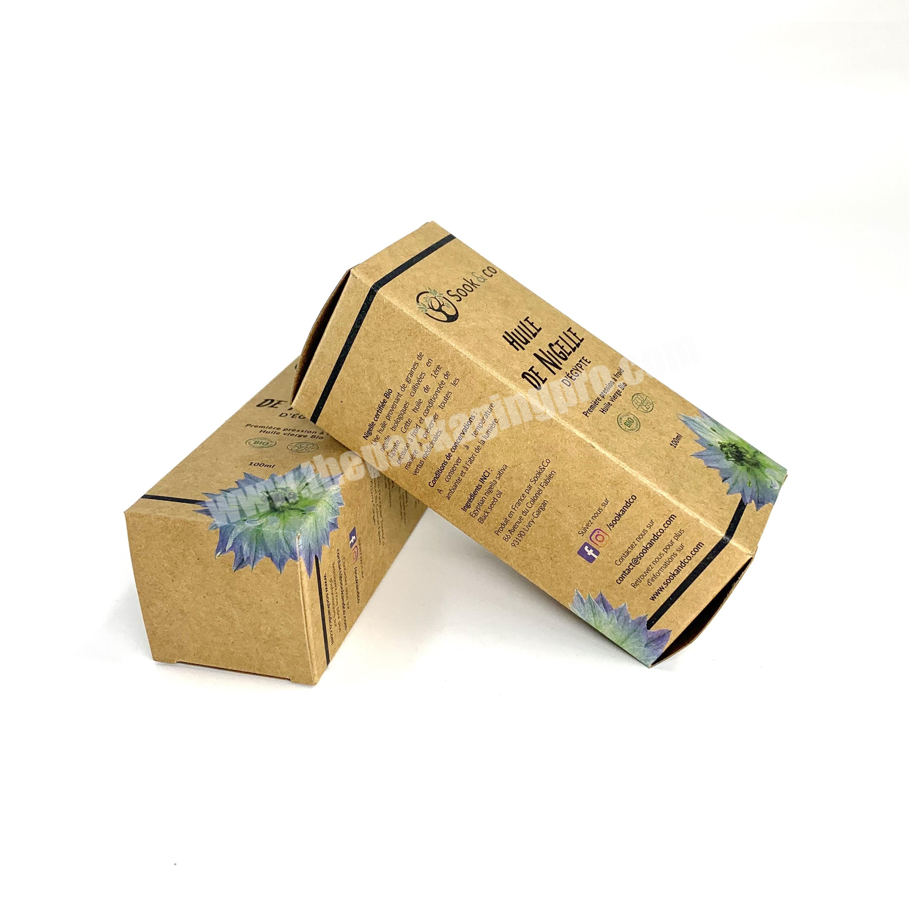 Eco Friendly Biodegradable Custom Logo Printed Kraft Paper Soap Bar Packaging Box