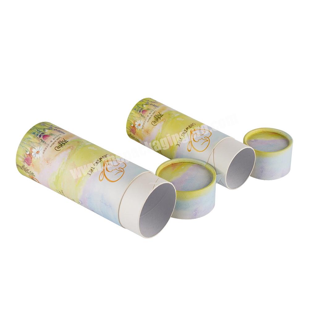 Eco Friendly Paper Cylinder Packaging Box For Teaherbscoffee Packaging