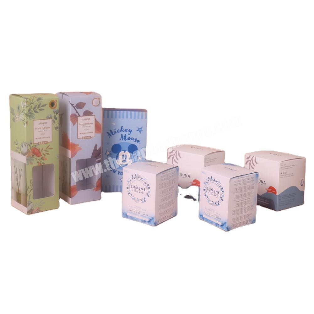 Factory Wholesale Custom Logo Cosmetic Packaging Box Cardboard Packaging Box
