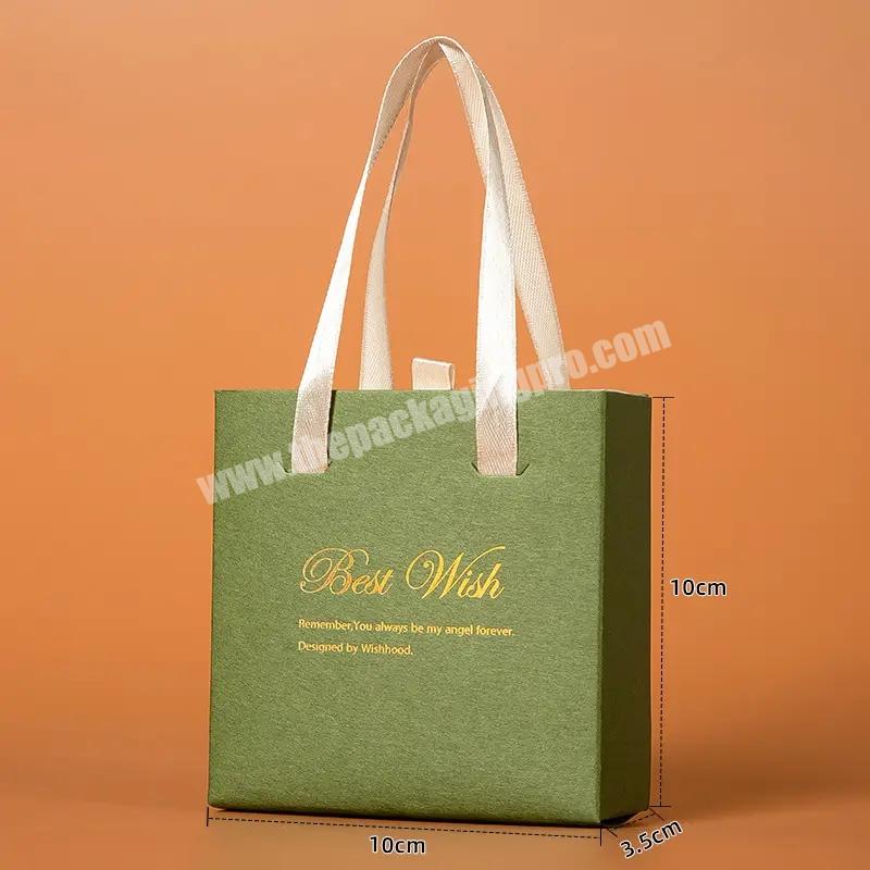 Factory Wholesale Customized Logo Offset Printing White Art Paper Gift Bags