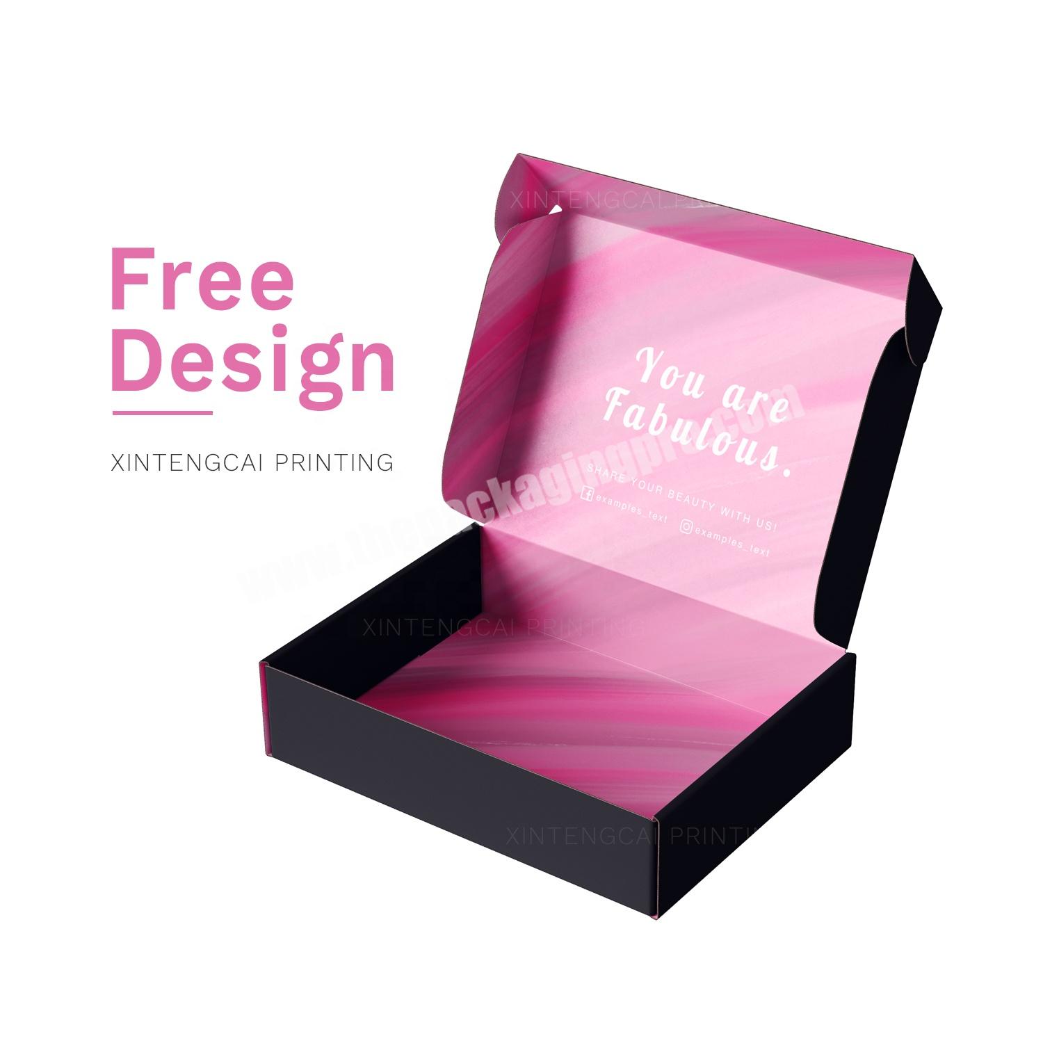 Free Design Custom Corrugated Paper Box, Perfume  Lipstick  Eye Shadow  Eyelashes  Mascara  Makeup Products Packaging Boxes