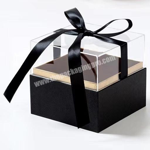 Gift Box For Valentine Day Flower Box Packaging Set With Luxury Flower Gift Box Rose Packing