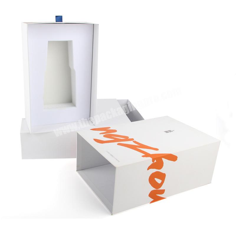 Gift cheap custom paper sliding drawer box packaging jewelry box