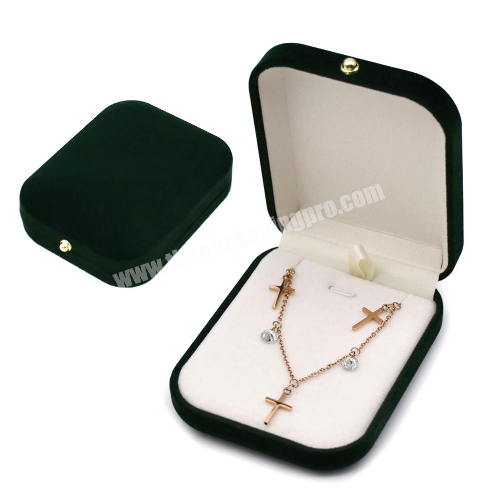 Gift packaging jewelry box custom logo jewelry gift paper magnetic boxes velvet travel organizer small necklace jewelry boxes