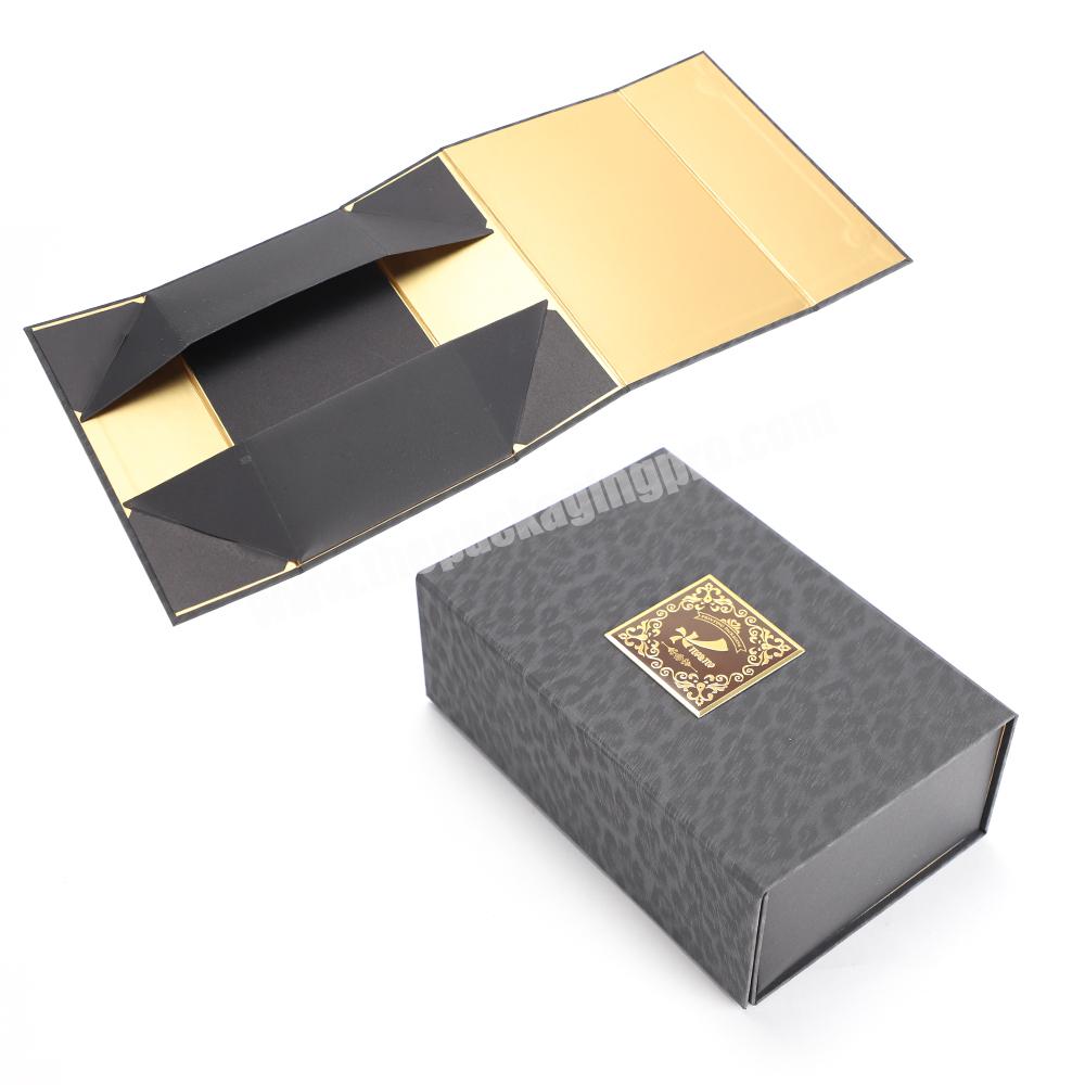 Golden supplier oem eco friendly skincare cosmetic box packaging box mug flat folding cardboard magnetic gift box pack packing
