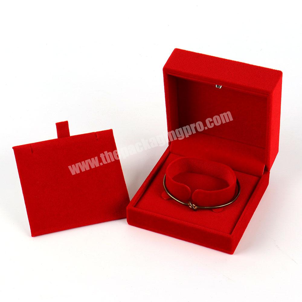 High end custom mothersday gift jewelry box red organizer with led light gift box bracelet gift display jewelry packaging box