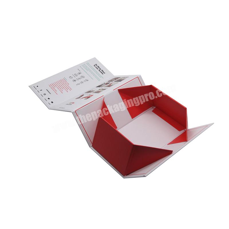High quality and low price products luxury small magnetic packaging folding box