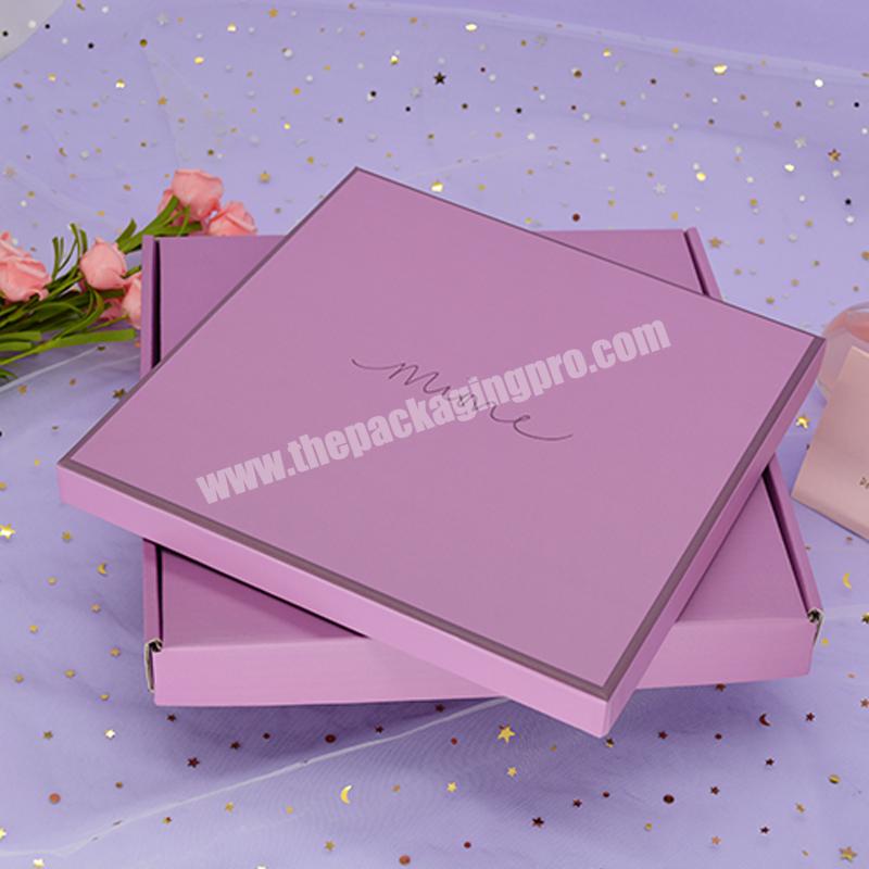 High quality custom design colorful shipping paper board materials luxury packaging gift box