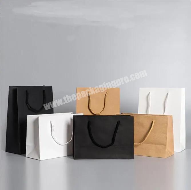 High quality custom logo printed Art paper gift bags craft paper bag paper shopping bag