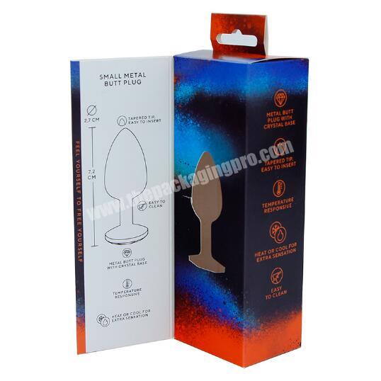 High quality paper card sex toys storage box custom different shape Sex toy packaging box