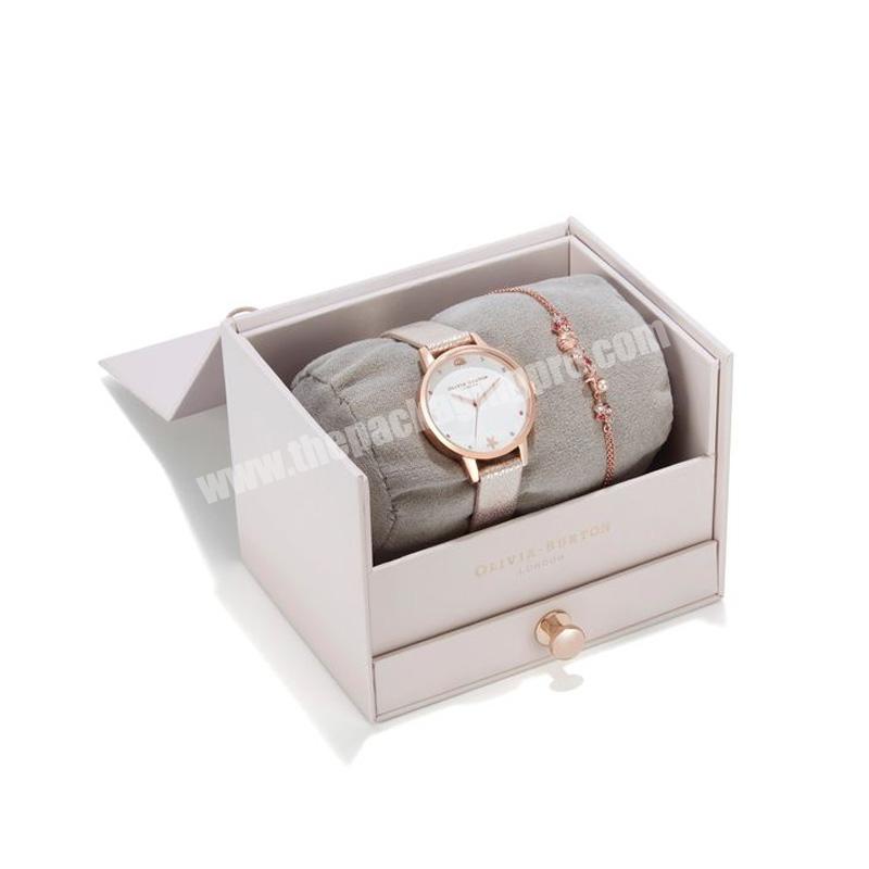 High-quality watch gift boxes for men women custom logo and bag watch jewellery box eco friendly watch box luxury