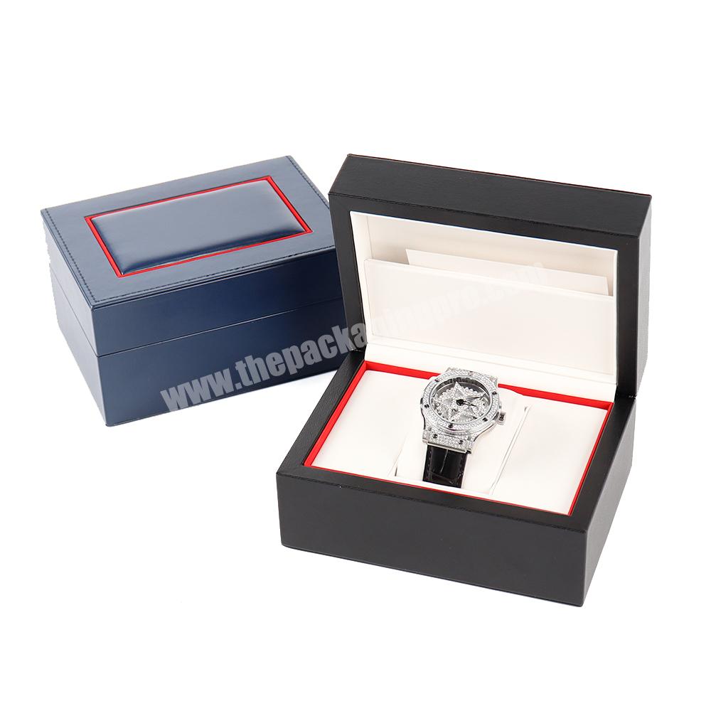 Leather magnetic flip design women watch jewelry luxury gift box set fashion leather watch box luxury packaging custom watch box
