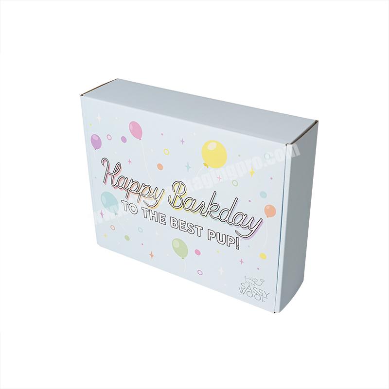 Light Blue Corrugated Mailer Express box Sturdy Cardboard Shipping Boxes Packaging Boxes for Gift Mailing