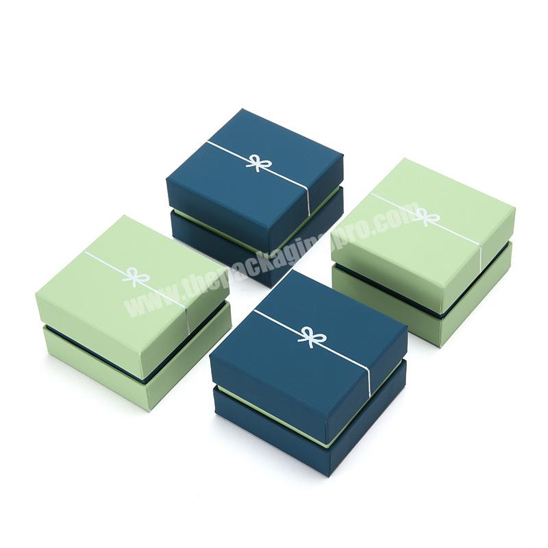 Low Price Black Small Present Craft Gift Ring Necklace Bracelet Cufflink Paper Jewelry Box For Packaging  Jewelry Box