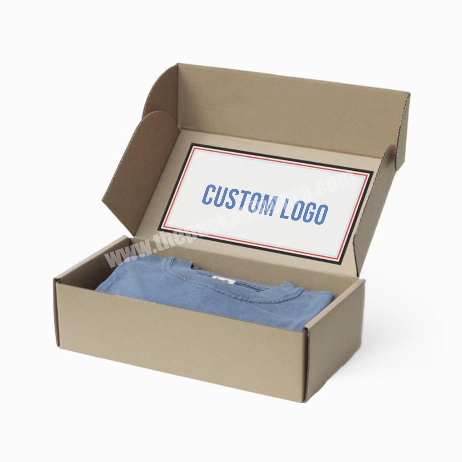 Luxury Fashion Business Jewellery Boutique Garment Apparel Dress Men's Shirt Gift Paper Custom Packaging Tshirt Box