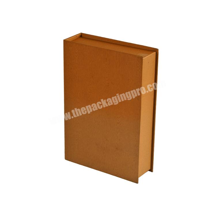 Luxury Flap Lid Packaging Rigid Cardboard Bespoke Custom Magnetic Closure Brown Kraft Paper Foldable Gift Box