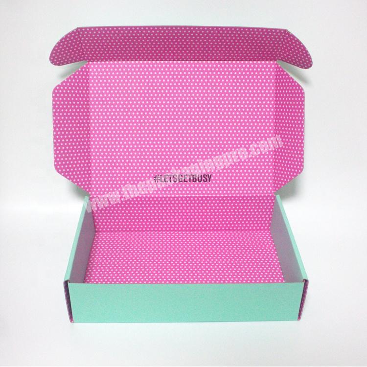 Luxury Hot Pink Style Customized Corrugated Shipping Box, Subscription Boxes, Hat Mailer Shipping Boxes