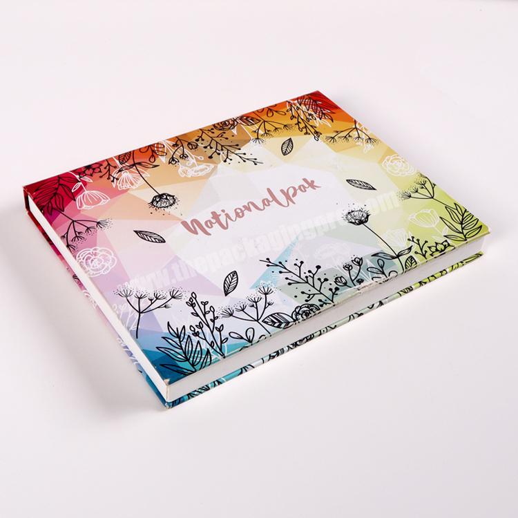 Luxury Pink Cardboard Paper Custom Eye Shadow Palette Packaging Box