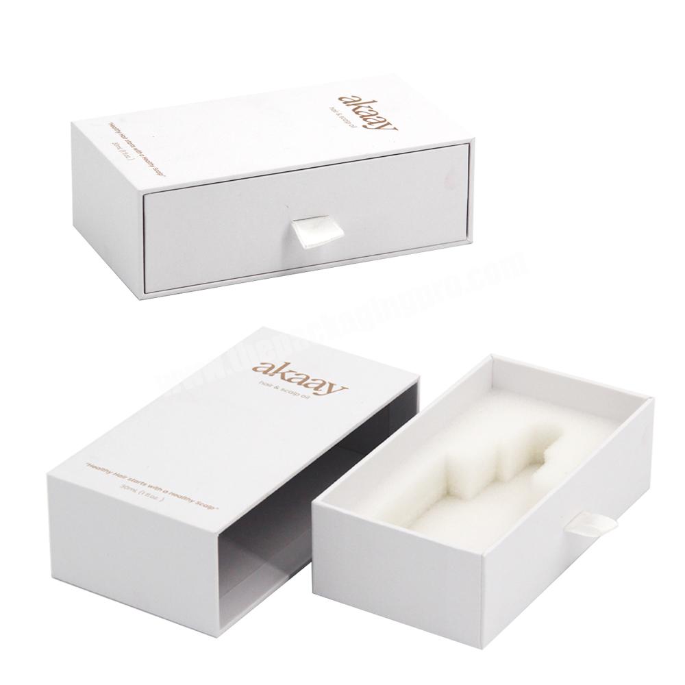 Luxury cosmetic perfume bottle box custom 50 ml essential oil gift paper boxes cosmetic makeup kit gift packaging perfume box