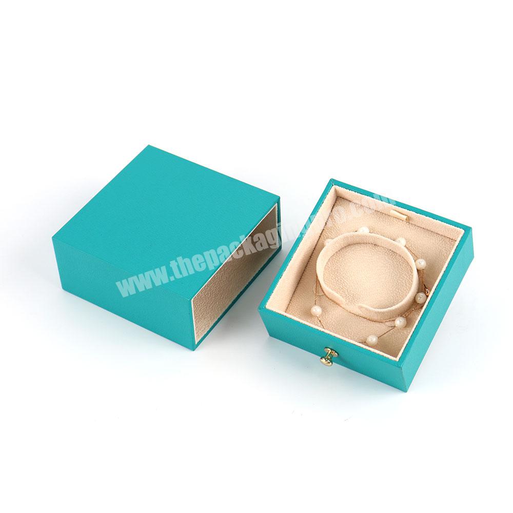 Luxury customization logo jewelry paper drawer gift packaging box necklace bangle gift packaging jewelry gift box