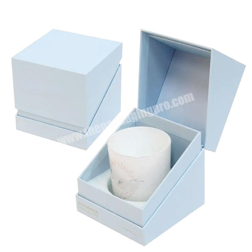 Luxury decoration candle gift box with eva insert biodegradable candle gift box set packaging custom logo premium candle box