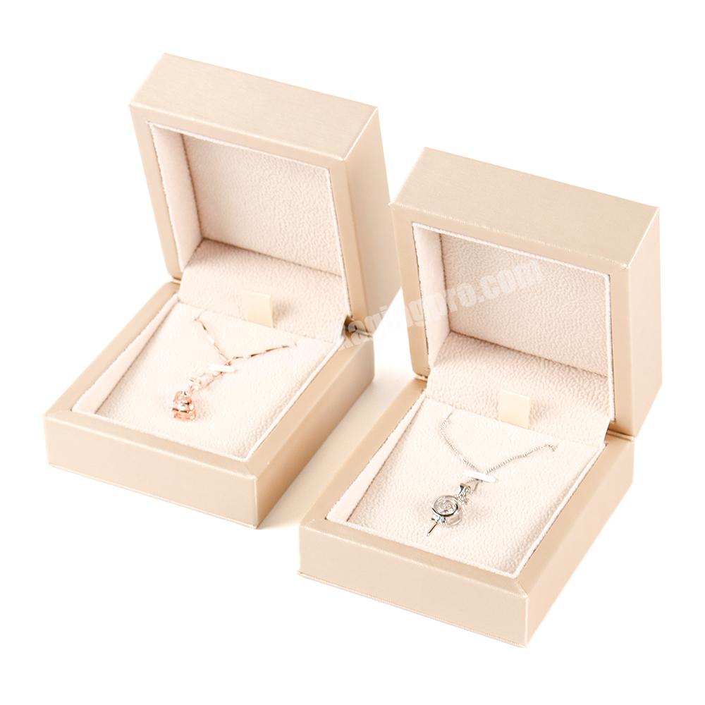 Luxury pu leather bracelet box jewelry storage packaging ring gift kraft paper jewelry box custom logo gift leather jewelry box