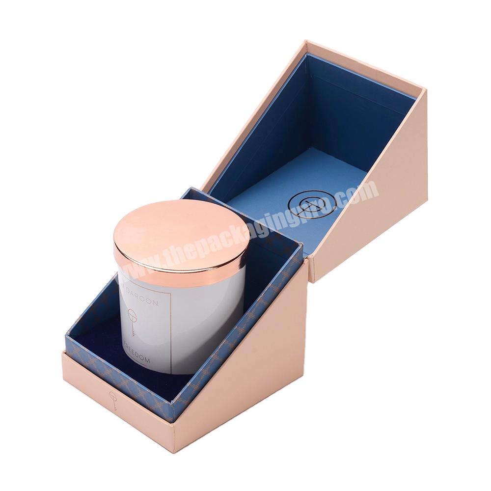 Manufacturers i.eka luxury custom paper cardboard luxury round rigid candle gift packaging box