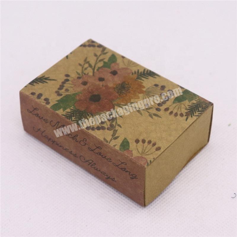 New Design Printed Logo Soap Packaging Wrap Hand Washing Soap Paper Box for Soap Bar