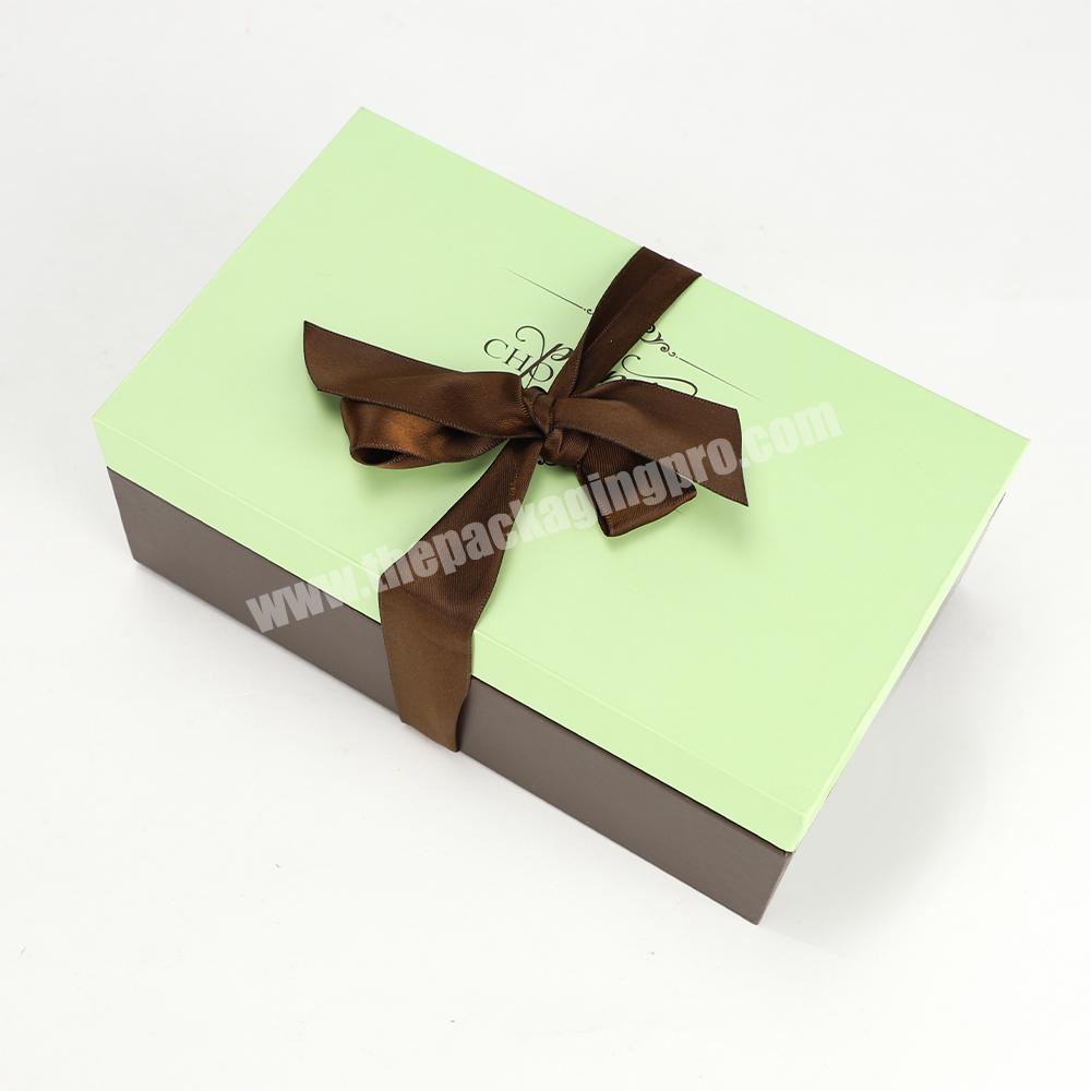 OEM Manufacturer logo printed rigid cardboard hair wig cajas de regalo cosmetic luxury packaging paper gift box lid and base