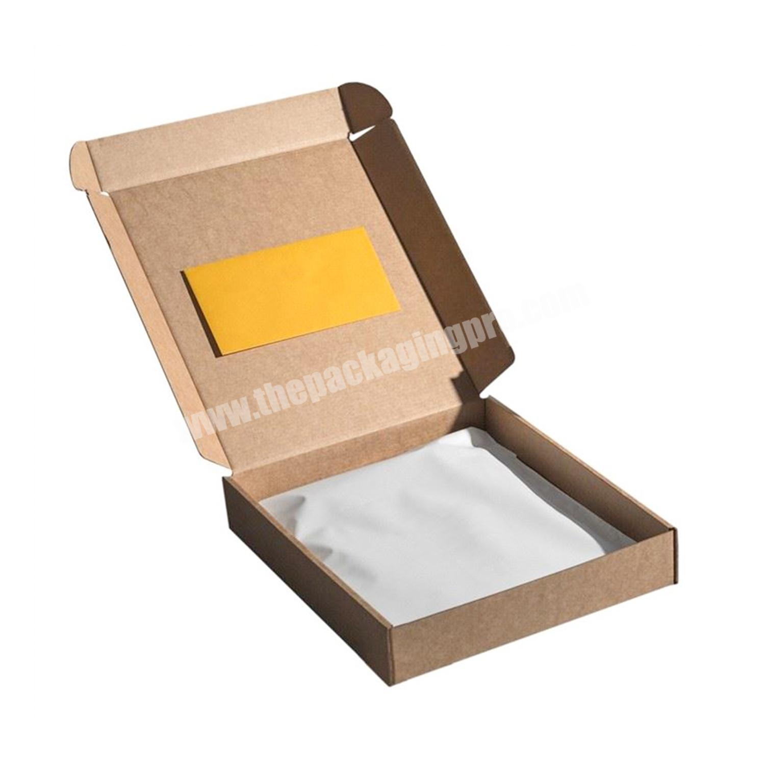 OEM ODM Custom Printed Cloth Shoes Package Delivery Carton Box High Quality Luxury Corrugated Paper Kraft Shipping Mailer Boxes