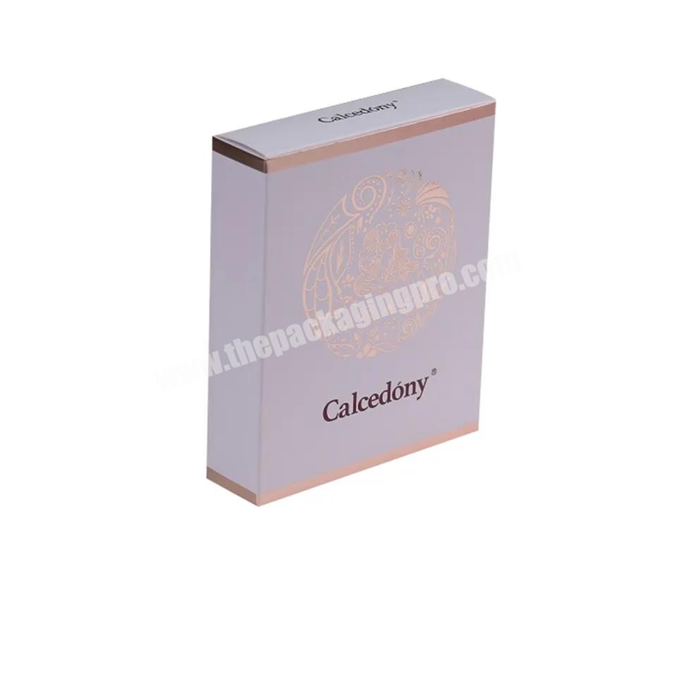Paper box perfume packaging gold premium gold card small box