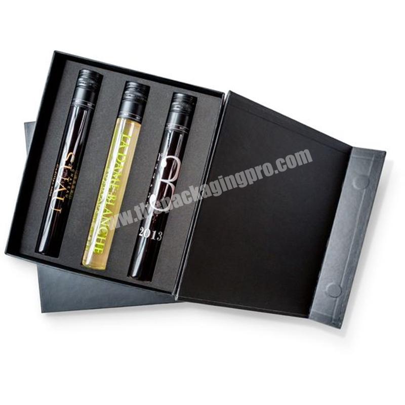 Paperboard custom popular design perfume box encases para perfume rigid box sample mini perfume bottle packaging box