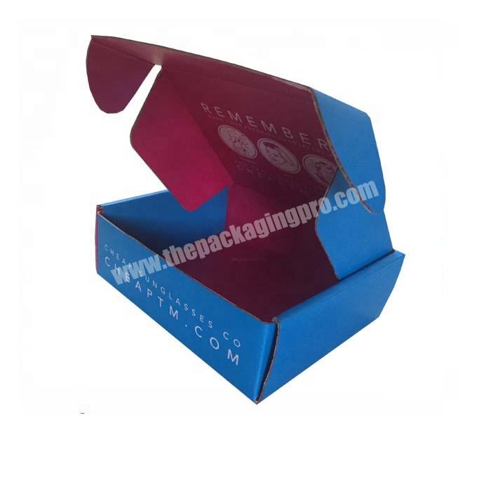 Popular Custom Colored Corrugated Cardboard Apparel Shipping Mailing Boxes Apparel Mailer Boxes Wholesale