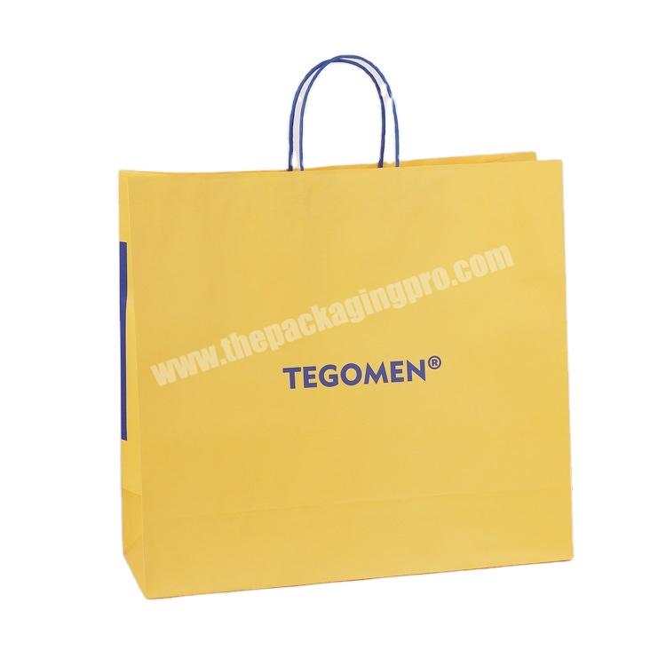 Prompt Delivery Printing Recycled Shopping Carrier Gift Packaging Twisted Handle Brown Kraft Paper Bags