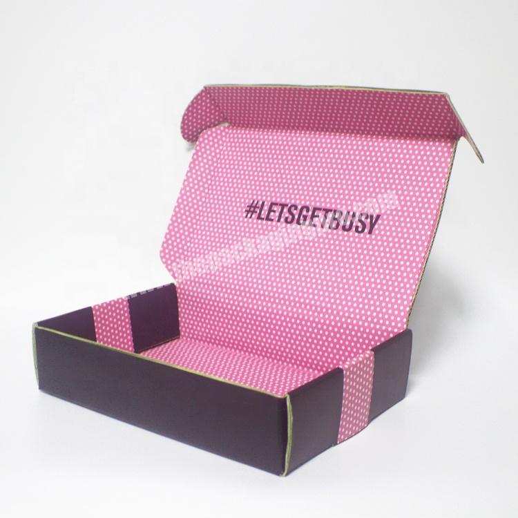 Real Factory Price Custom corrugated Paper Box Without Glue