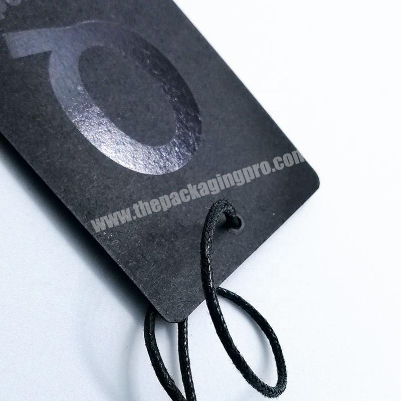 Buy Wholesale China Custom Luxury Clothing Hang Tag Black And White Garment  Swing Labels Tags For Clothes & Hang Tag at USD 0.09