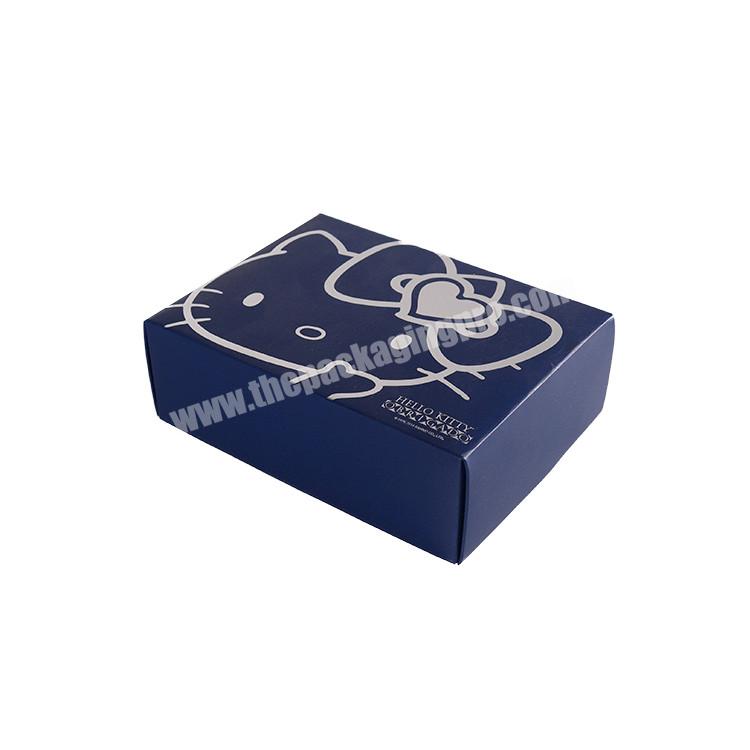 Small Cartoon Skin Care Rectangle custom paper cosmetic gift color packaging box