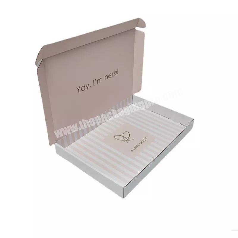 Stock Corrugated Airplane Delivery Packaging Paper Box With Multiple Size