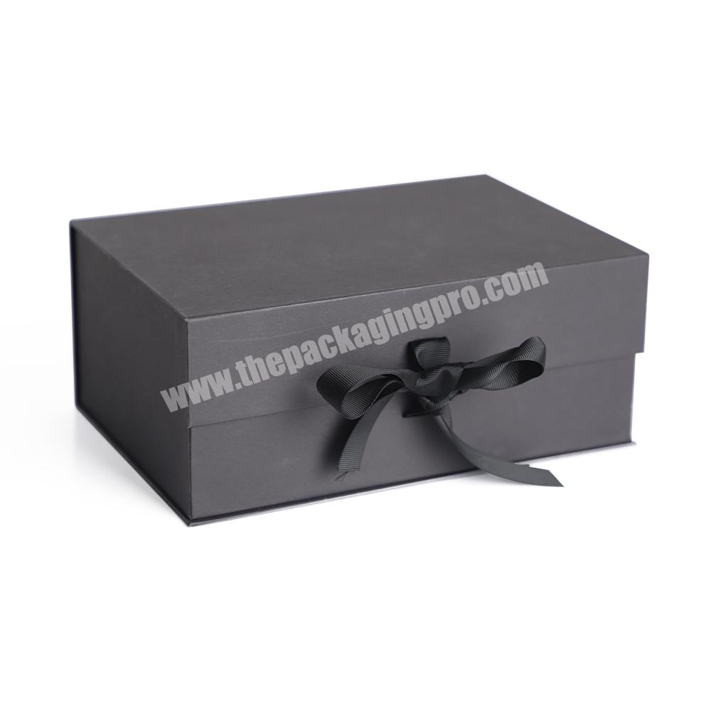 Supplier wholesale design luxury kraft magnetic paper foldable perfume candle jewellery hat wig hair cosmetic gift box packaging