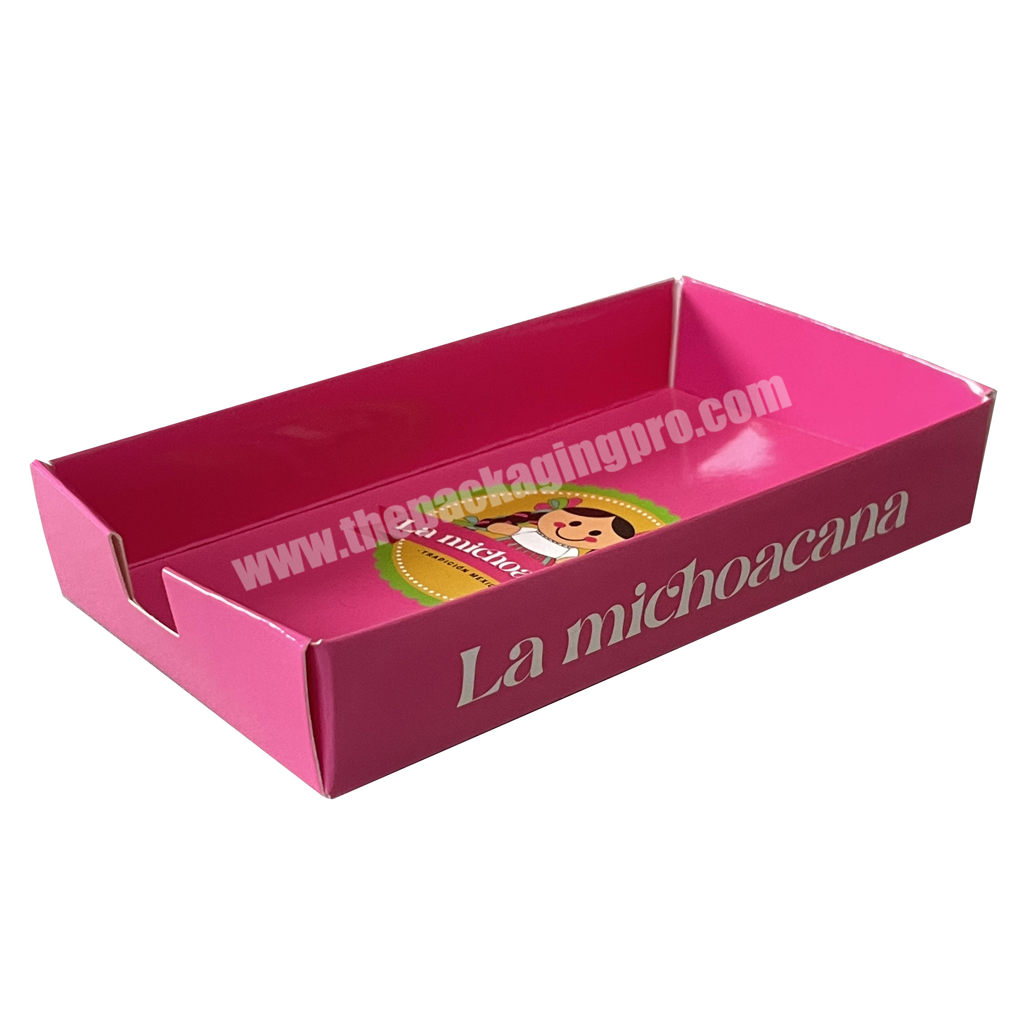 Wholesale Cheap Price Customized Creative Ice Cream Printed Popsicle Paper Tray  Packaging Box