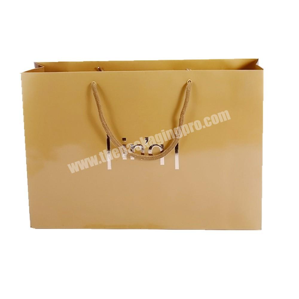 Wholesale Custom Logo Design Printed Brand  Promotion Luxury Clothing Retail Gift Shopping Black Jewelry Paper Bag With Handle