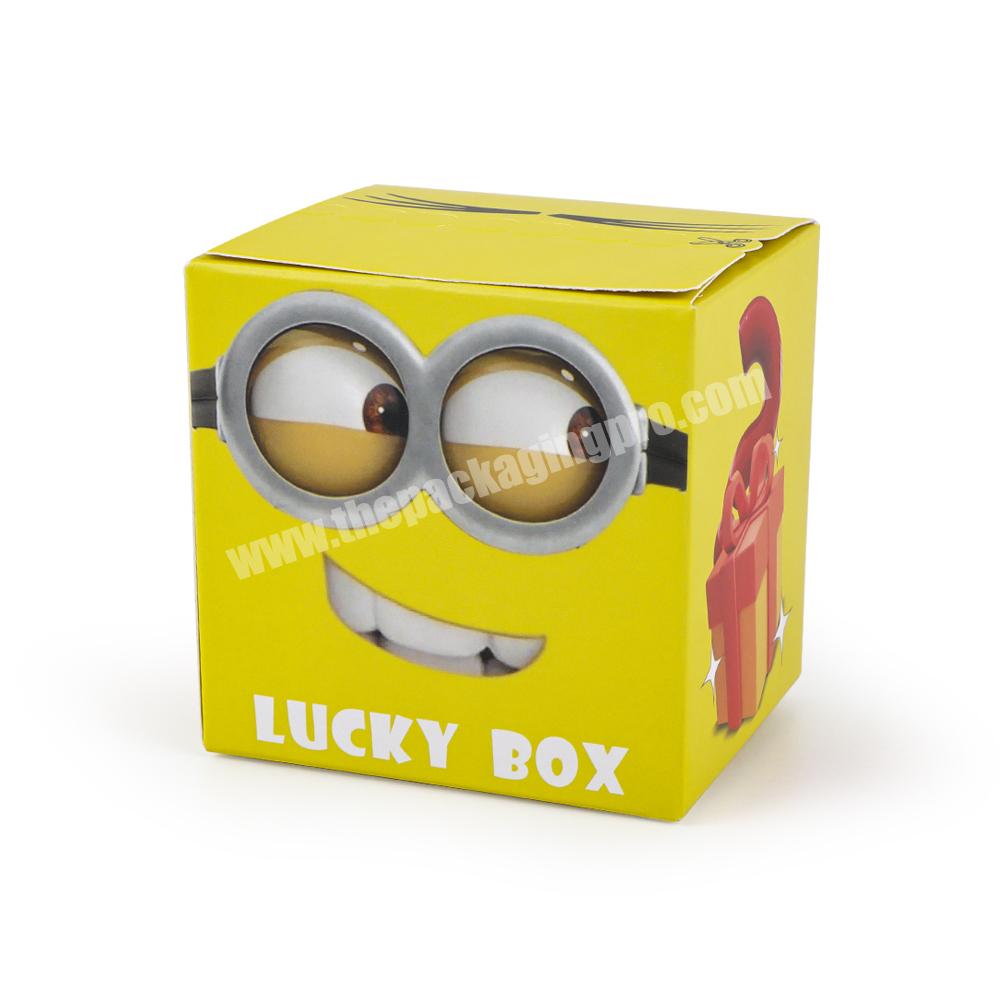Wholesale Custom Logo Good Quality Mini Child Toy Action Figure Minions Blind Cardboard Paper Packaging Boxes