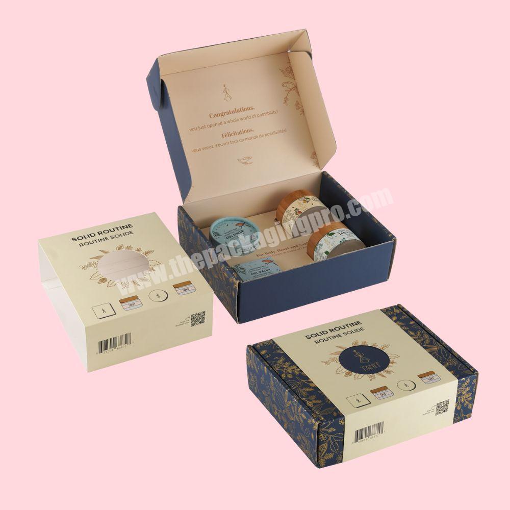 Wholesale Custom Logo Printed Kraft Folding Paper Cardboard Packaging Corrugated Carton Mailer Shipping Boxes